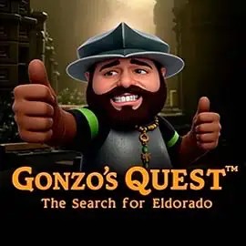 Logo of Gonzo's Quest from NetEnt at SvenPlay Casino