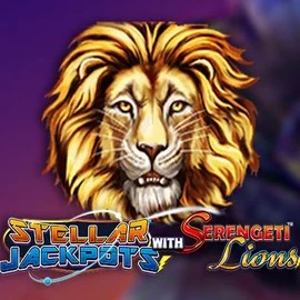Stellar Jackpots with Serengeti Lions slot logo by Lightning Box Game at SvenPlay CasinoStellar Jackpots with Serengeti Lions